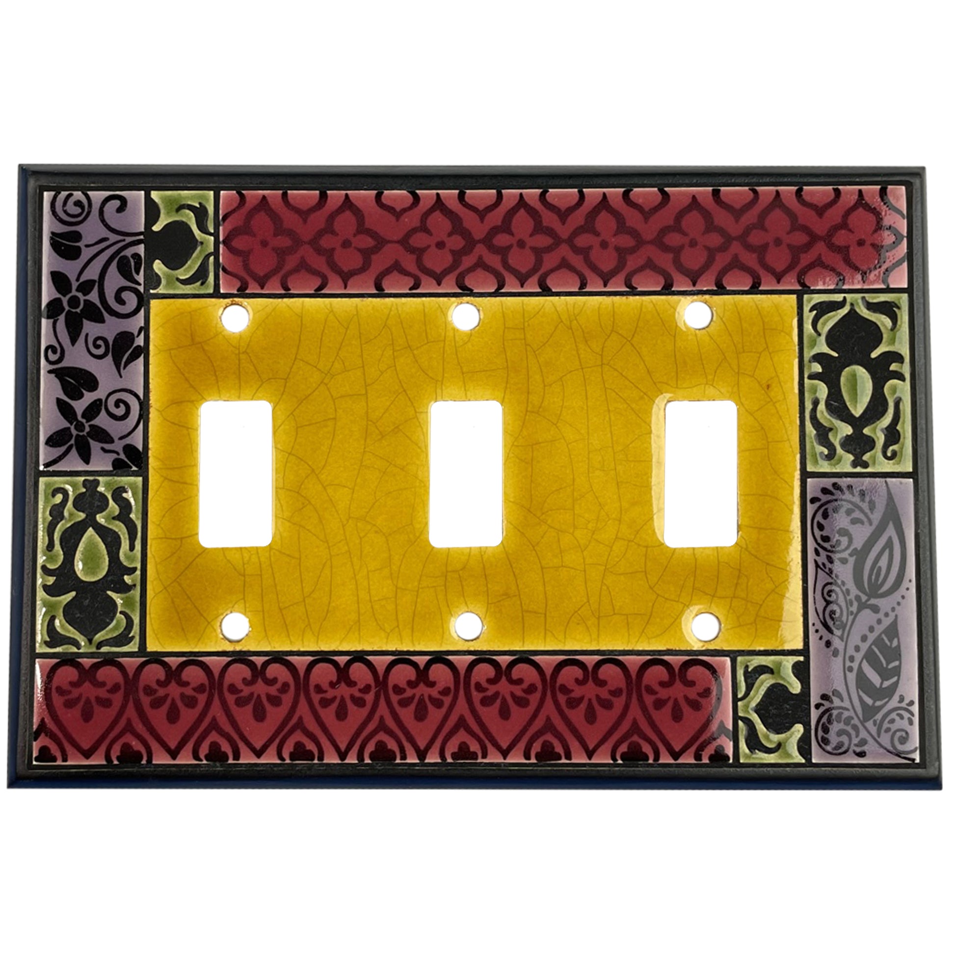 Clearance Single Covers Plates 3 Toggle Wallplate