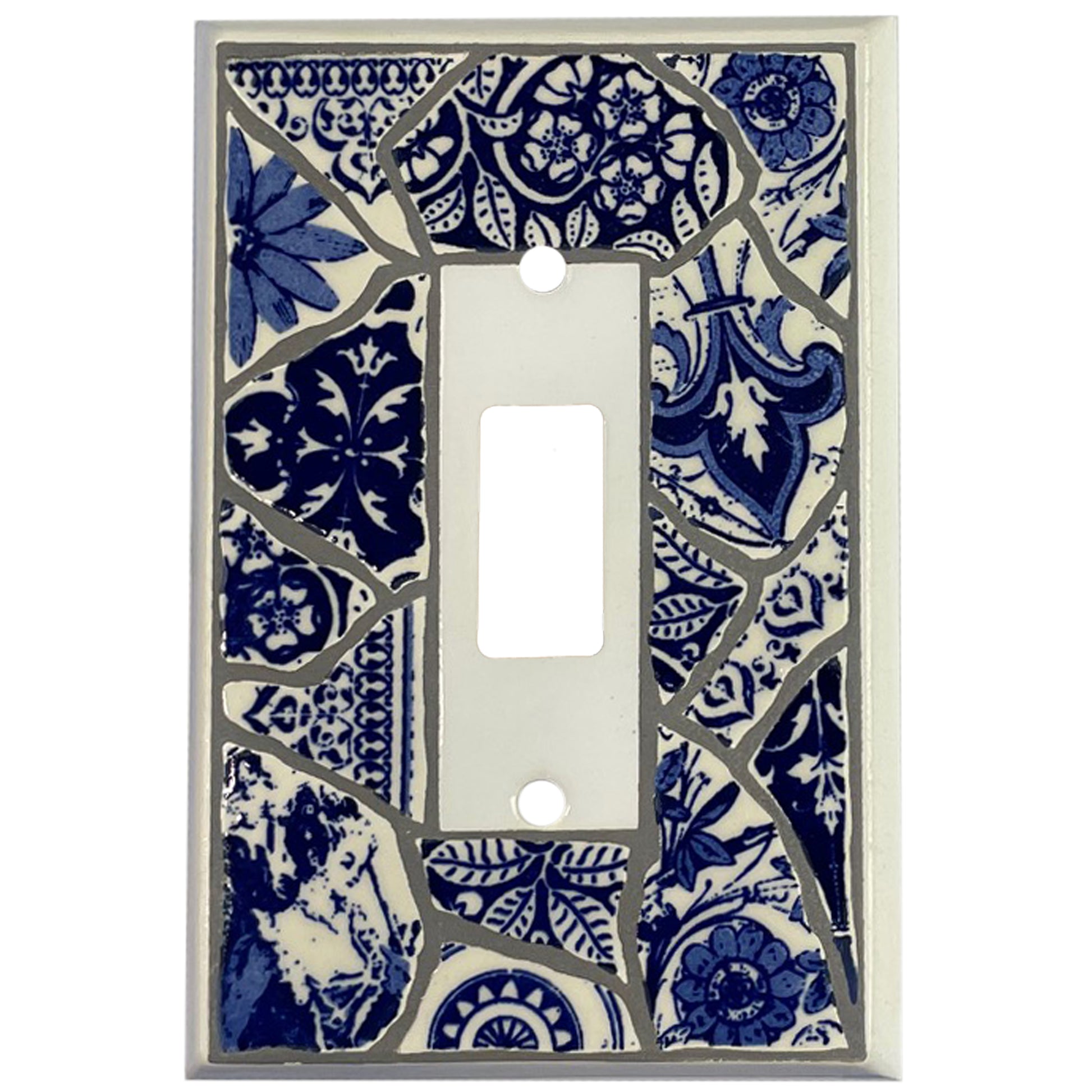 Blue Transferware Single Covers Plates Cover Plates