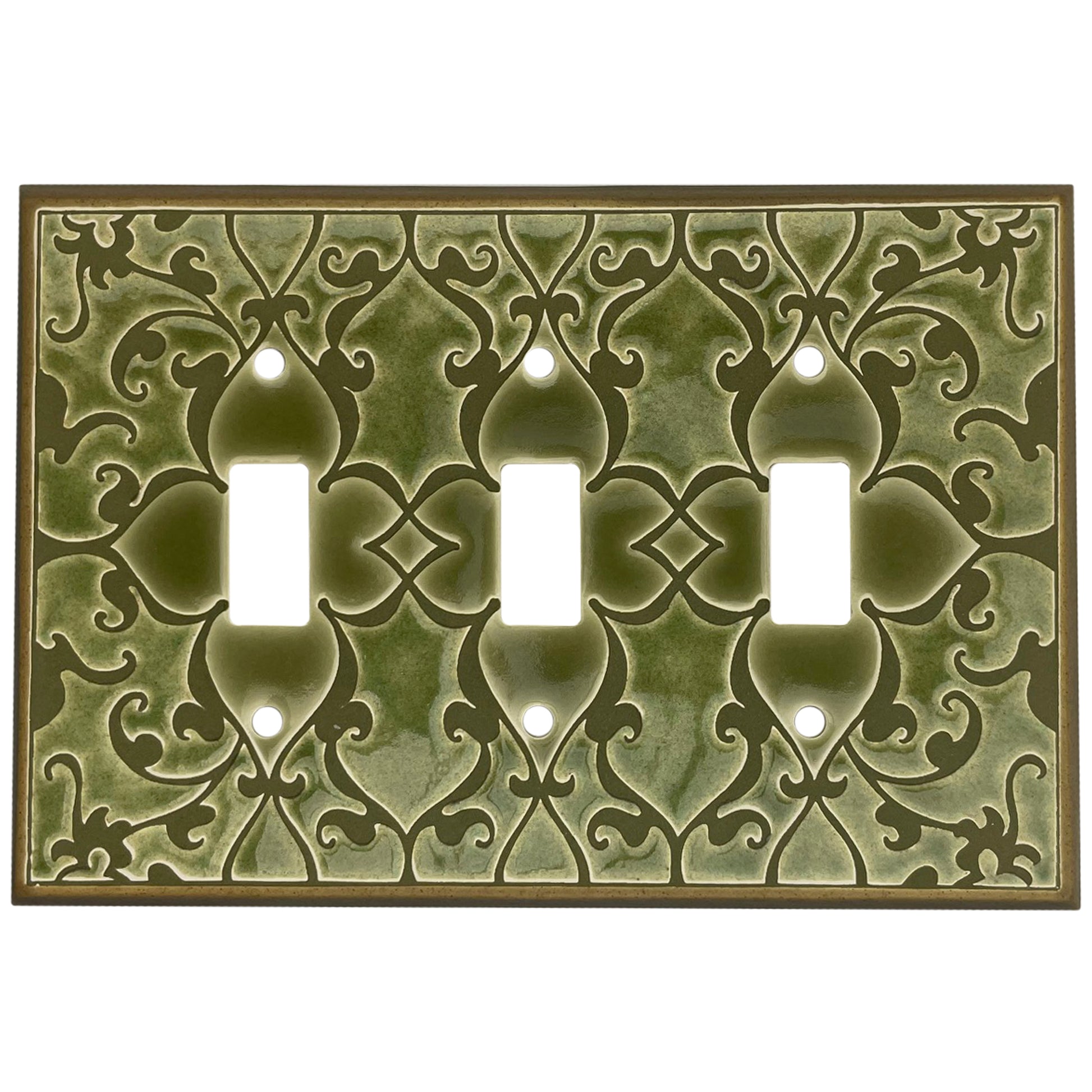 Jacquard Cover Plates 3 Toggle Wallplate