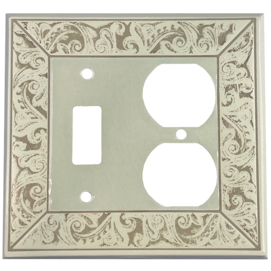 Alabaster Cover Plates Toggle / Duplex Wallplate
