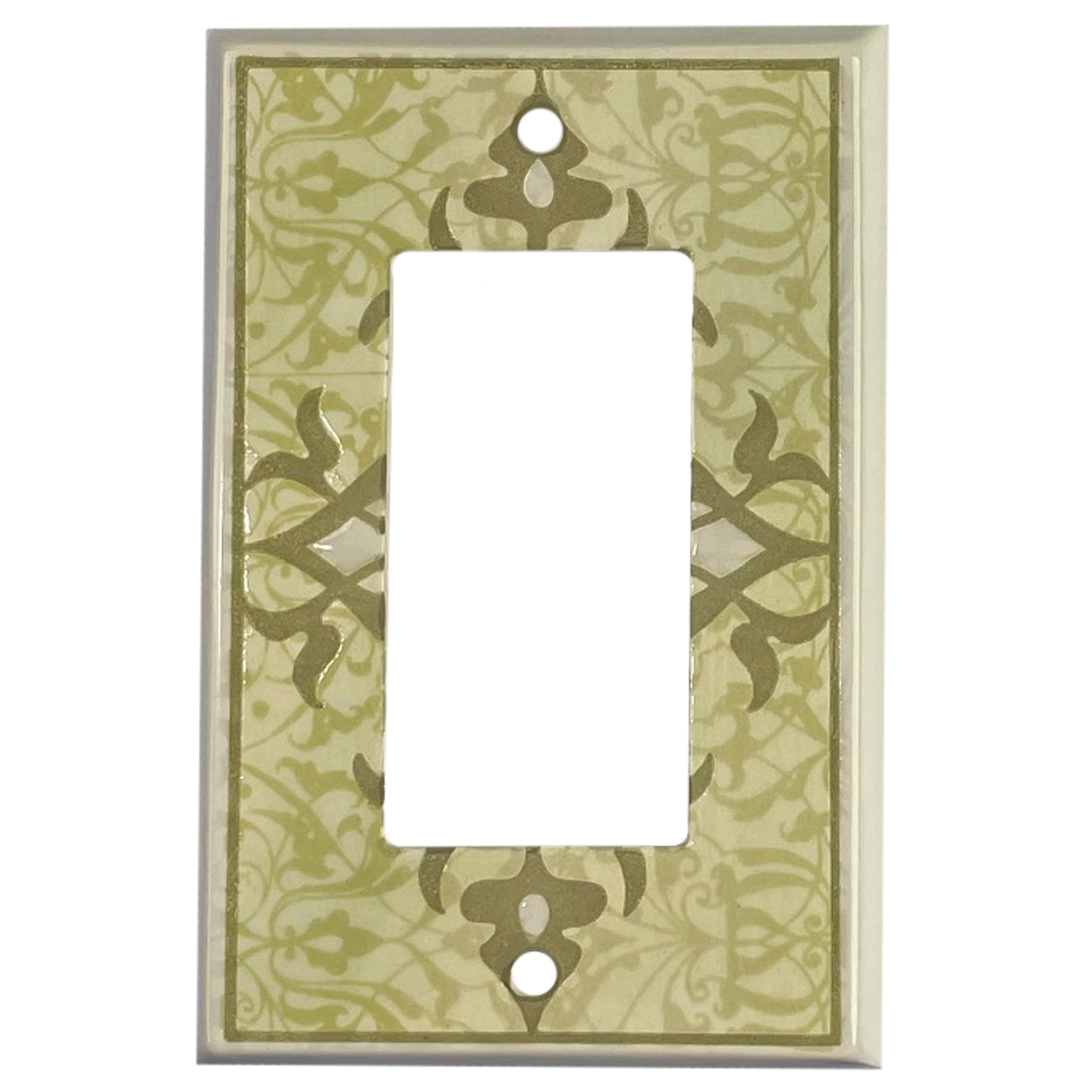 Paisley - Sage Rocker Wallplate