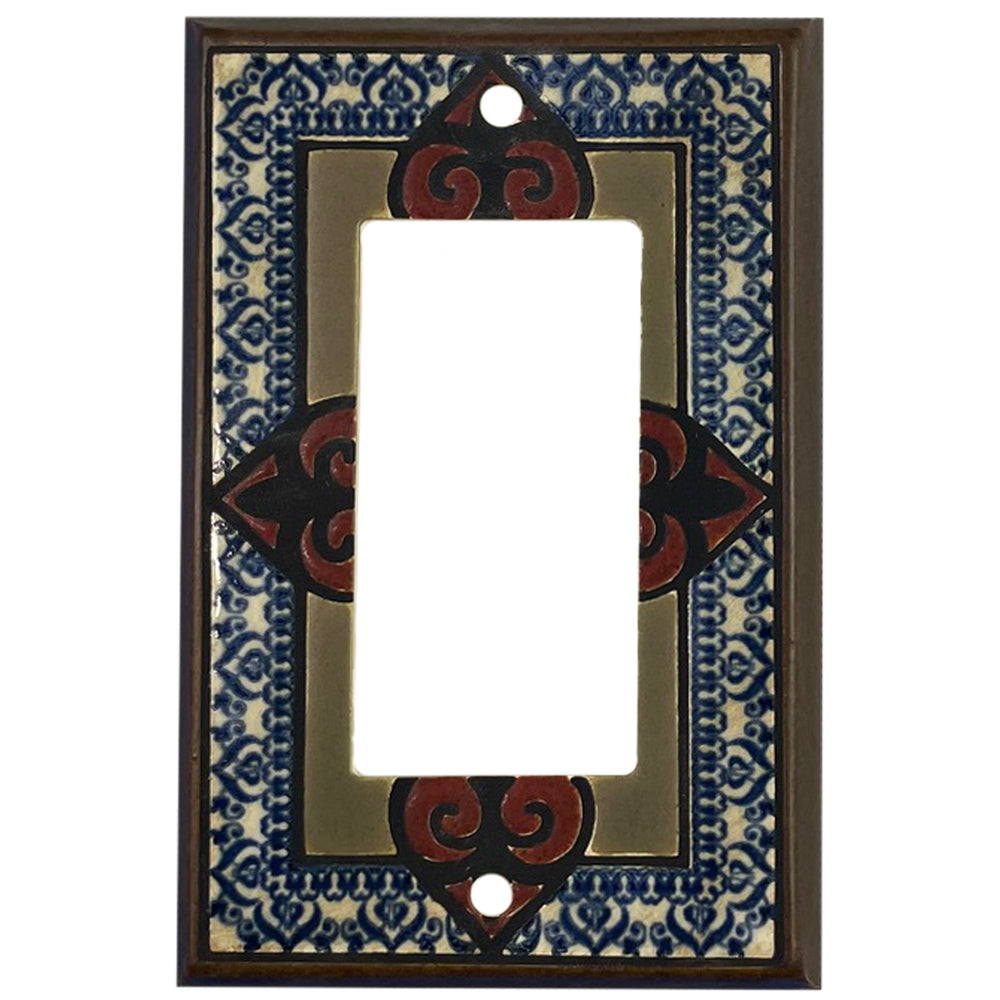 Morocco - Red Cover Plates Rocker Wallplate