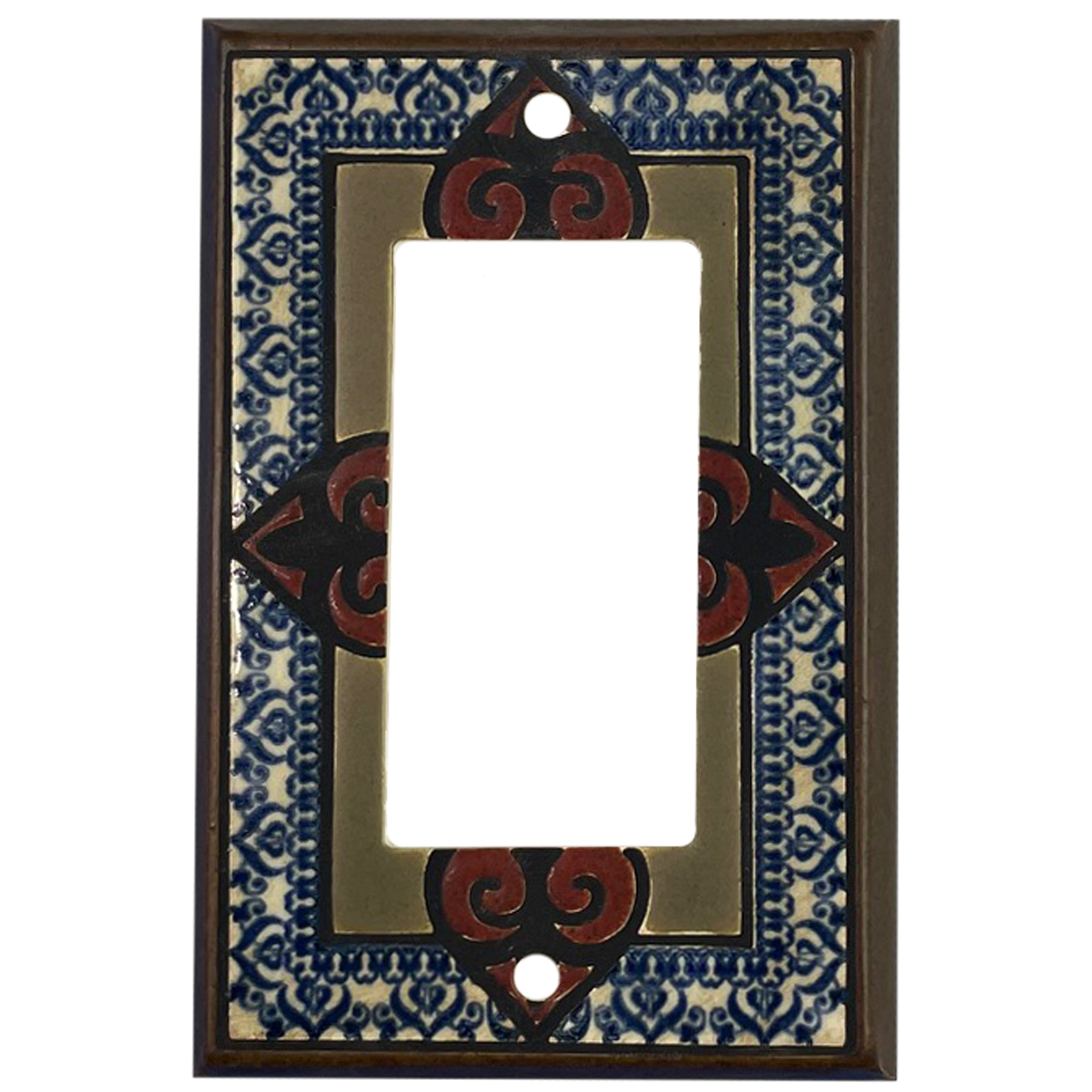 Morocco - Red Cover Plates Rocker Wallplate