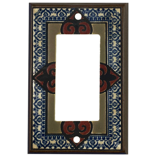 Morocco - Red Cover Plates Rocker Wallplate