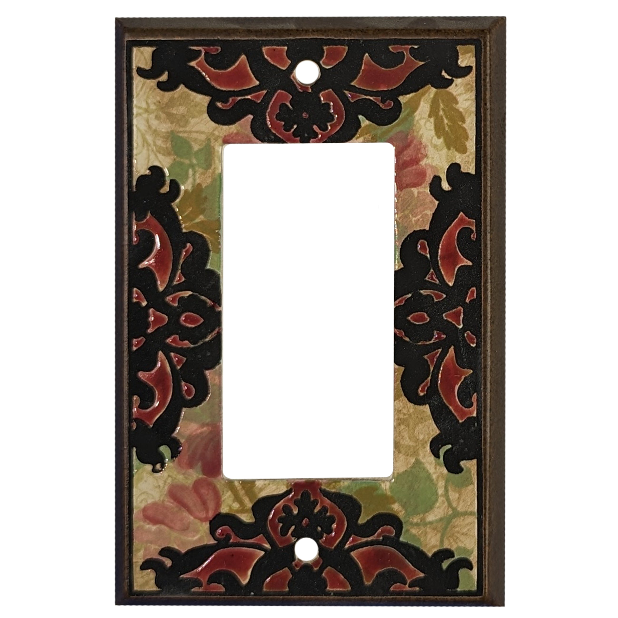 Lace - Brocade Cover Plates Rocker Wallplate