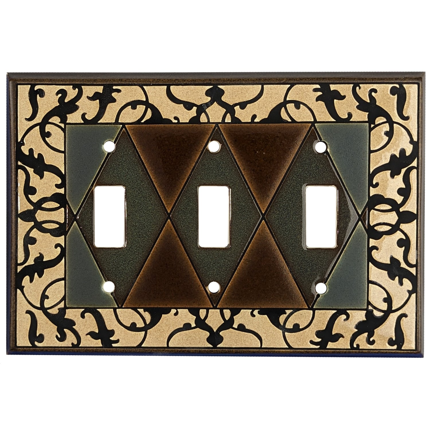 Harlequin Cover Plates 3 Toggle Wallplate