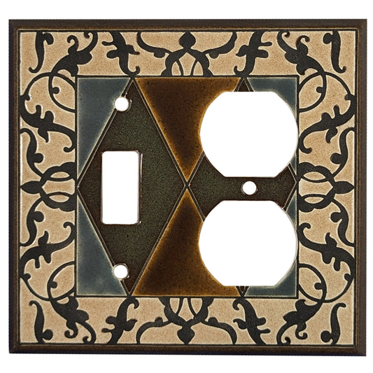 Harlequin Cover Plates Toggle / Duplex Wallplate