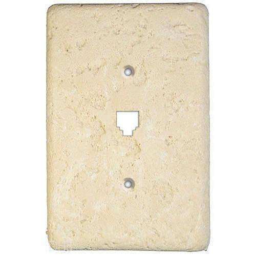 Stonique Wheat Stone Phone Switchplate
