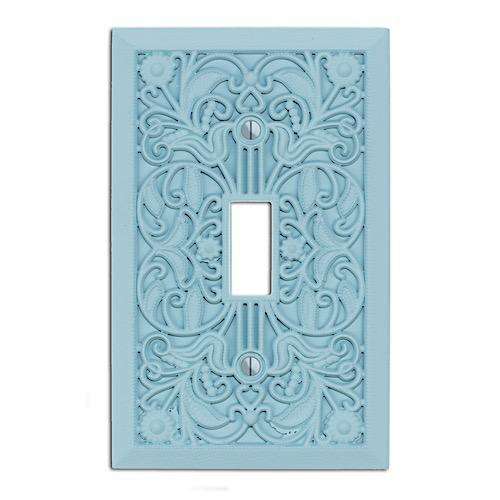 Blue Sky Filigree Shabby Chic Cover Plates