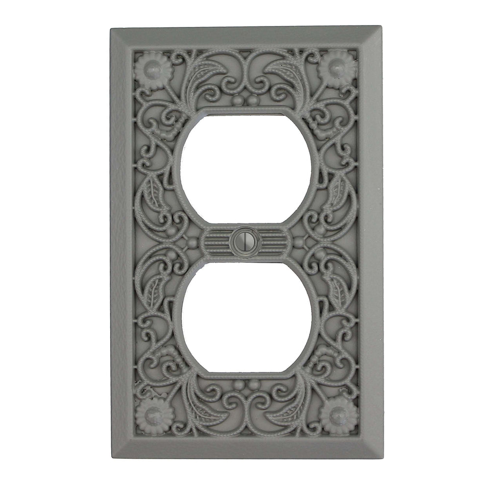 Barnyard Filigree Shabby Chic 1 Duplex Outlet