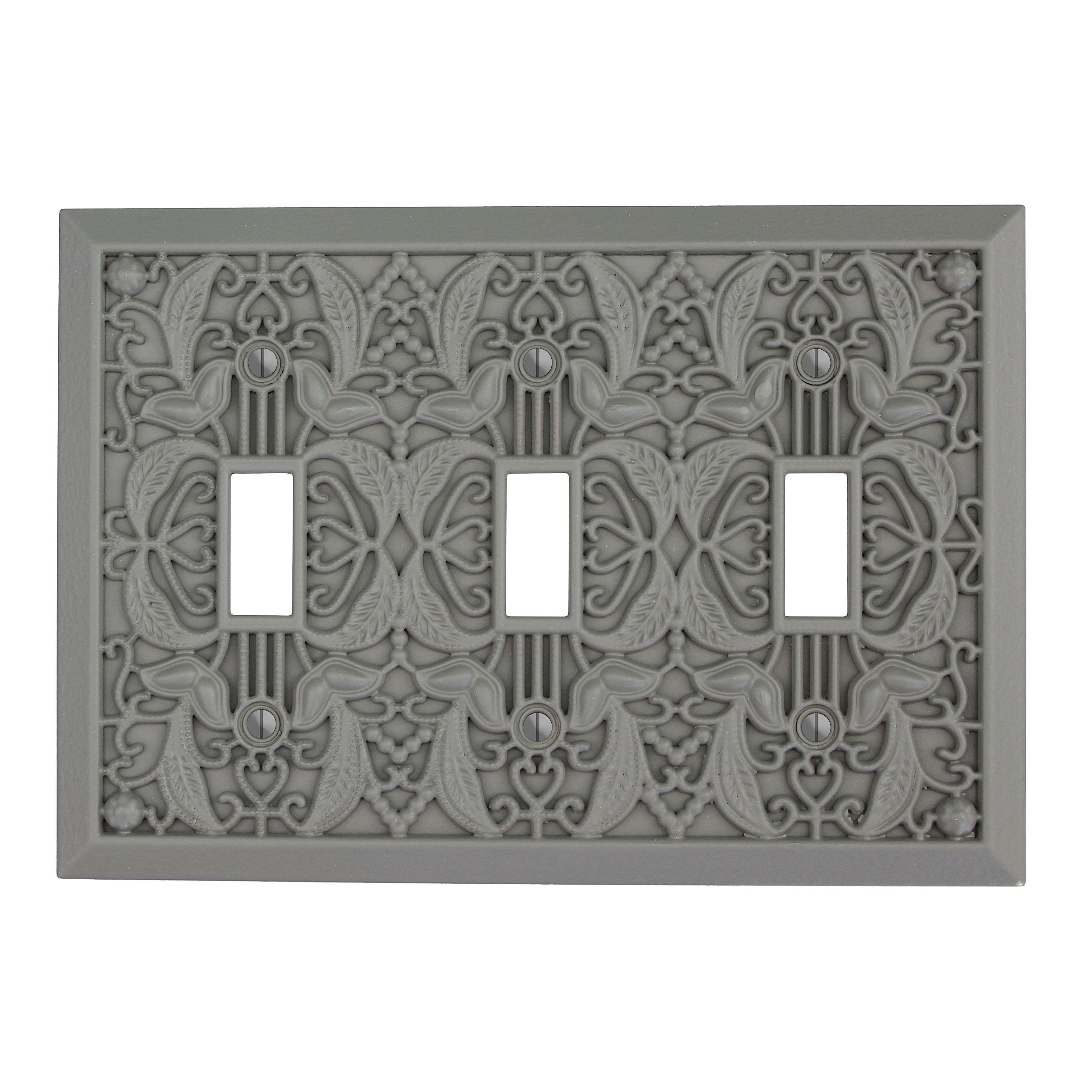 Barnyard Filigree Shabby Chic Triple Toggle:Wallplatesonline.com