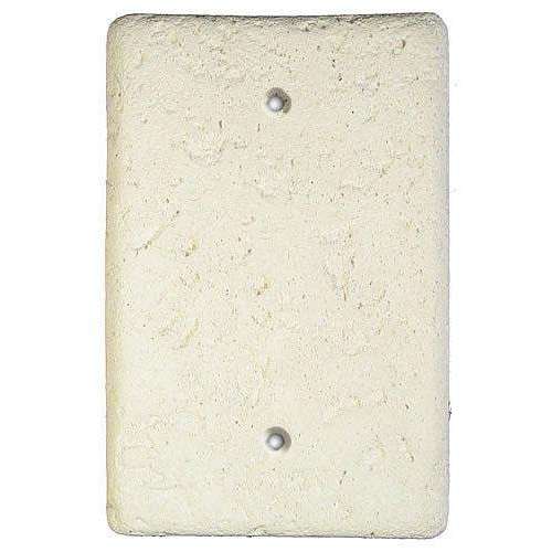 Biscuit Stone Blank Switchplate - Wallplatesonline.com