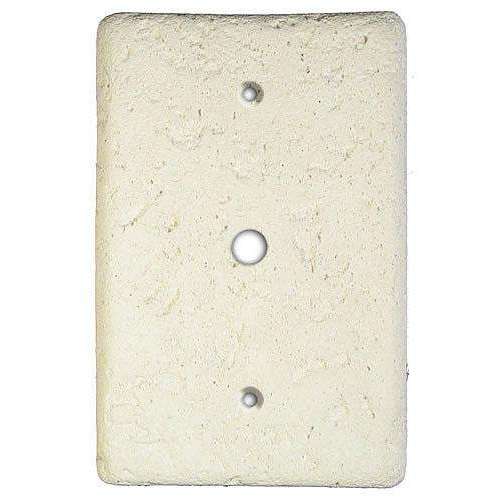 Biscuit Stone Cable Switchplate - Wallplatesonline.com