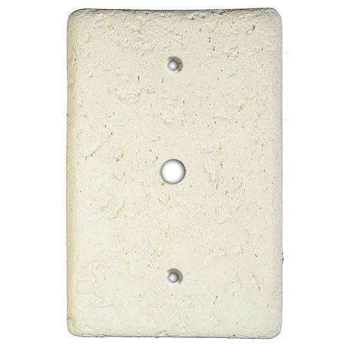 Biscuit Stone Cable Switchplate - Wallplatesonline.com