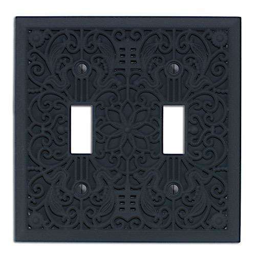 Midnight Filigree Shabby Chic Double Toggle