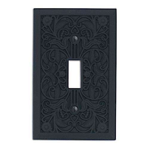 Midnight Filigree Shabby Chic Cover Plates:Wallplatesonline.com