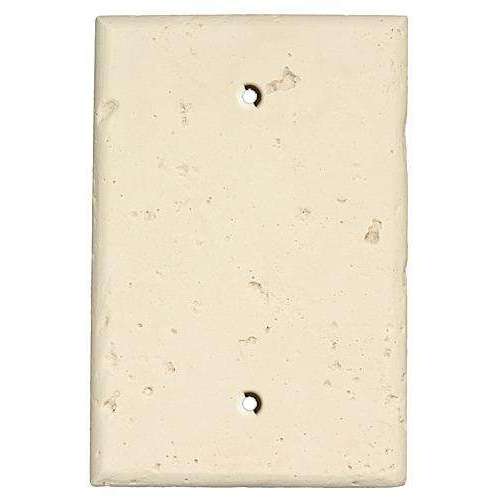 Bone Stone Single Blank Cover Plate