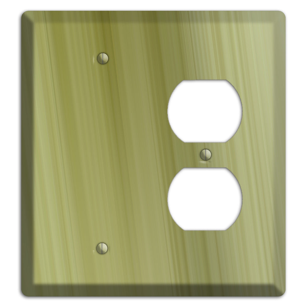 Olive Ray of Light Blank / Duplex Wallplate