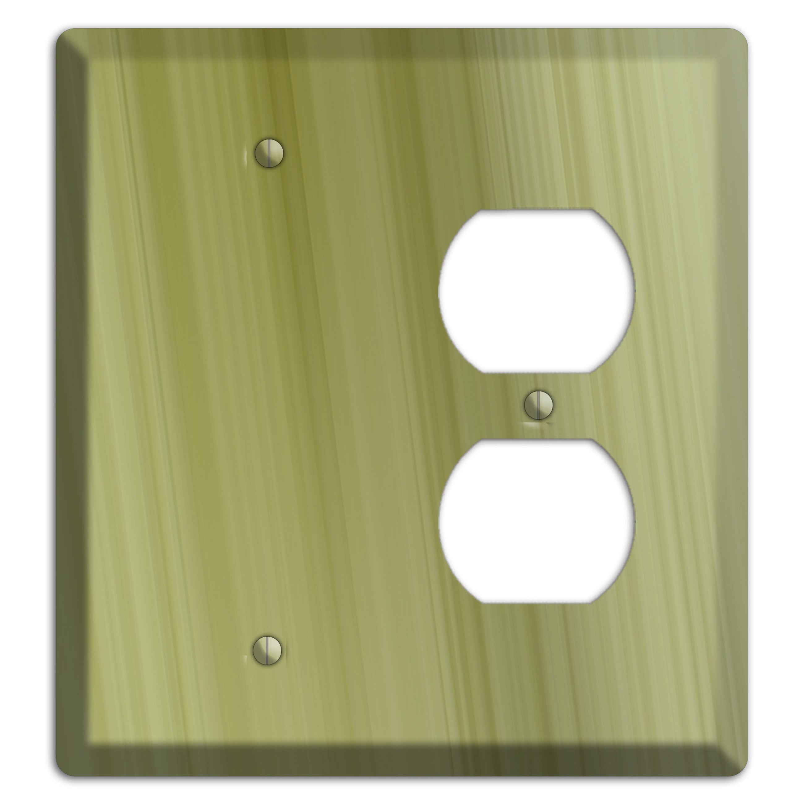 Olive Ray of Light Blank / Duplex Wallplate