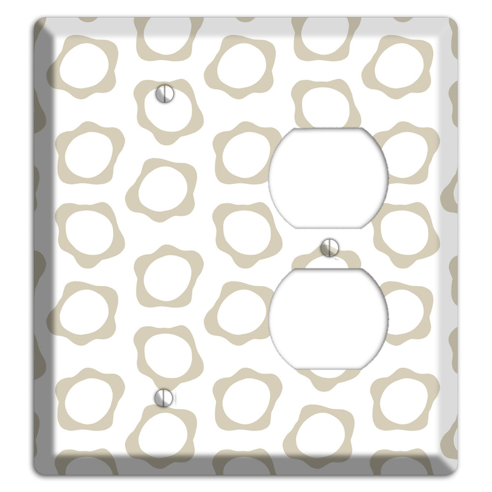 Simple Scandanavian Style X Blank / Duplex Wallplate