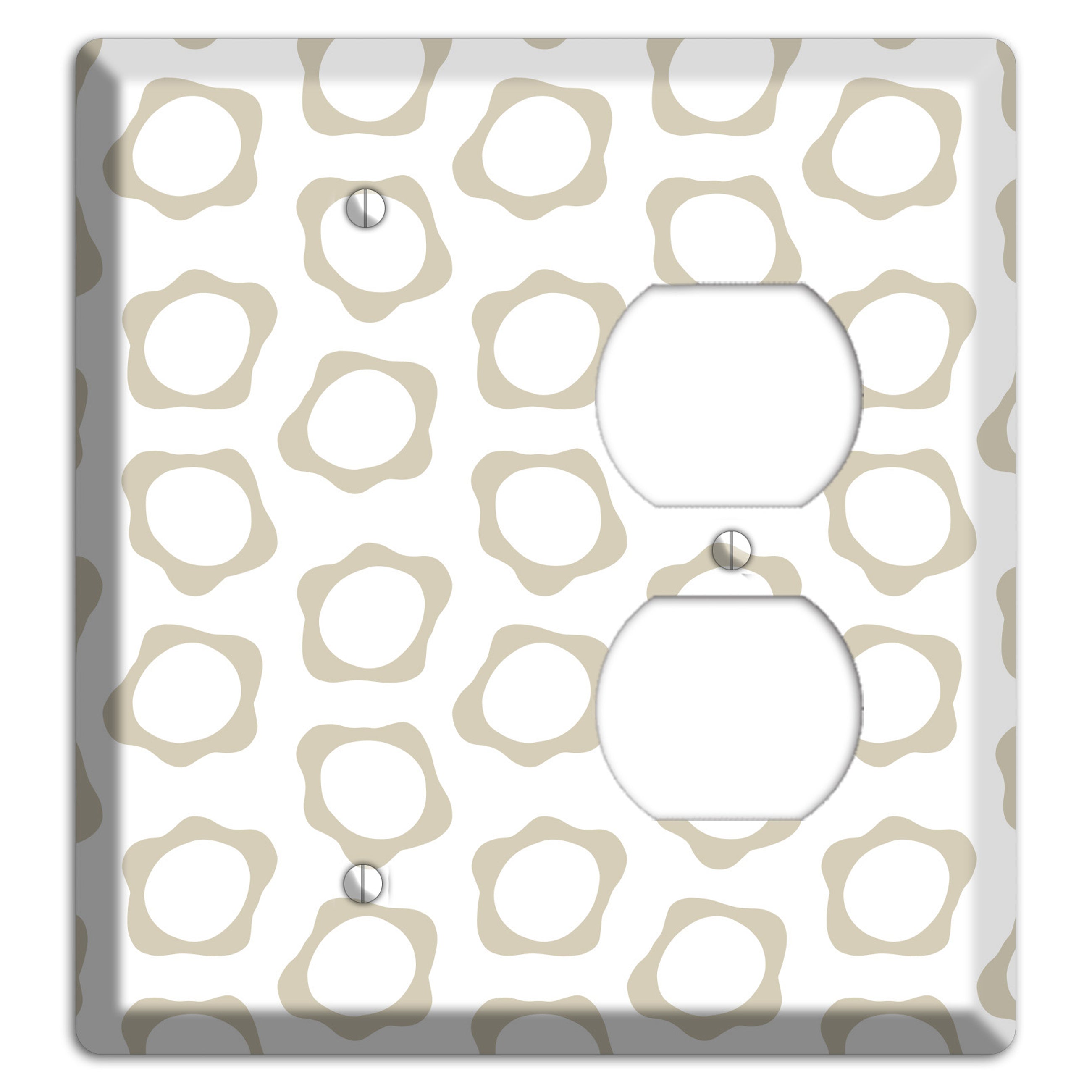 Simple Scandanavian Style X Blank / Duplex Wallplate