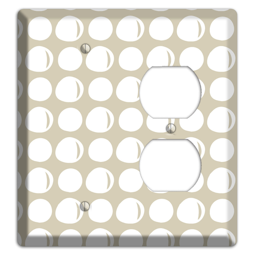 Simple Scandanavian Style KK Blank / Duplex Wallplate