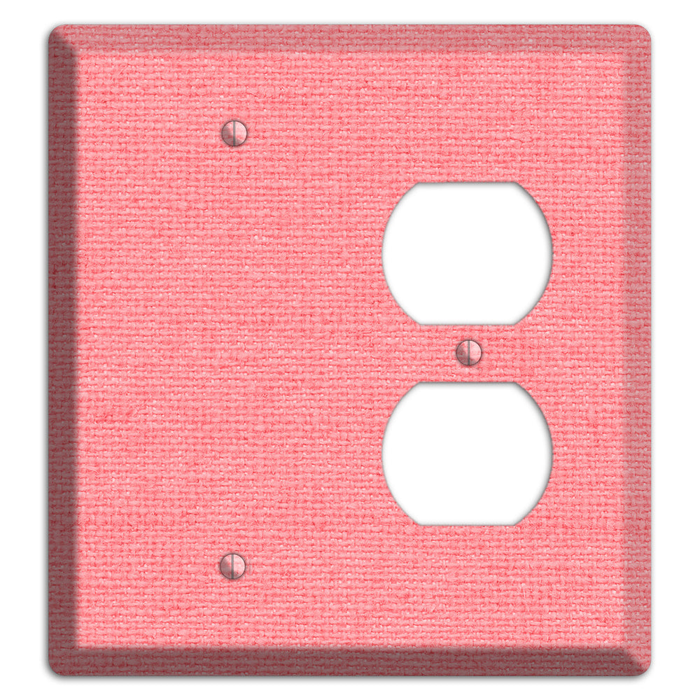 Sweet Pink Soft Coral Blank / Duplex Wallplate