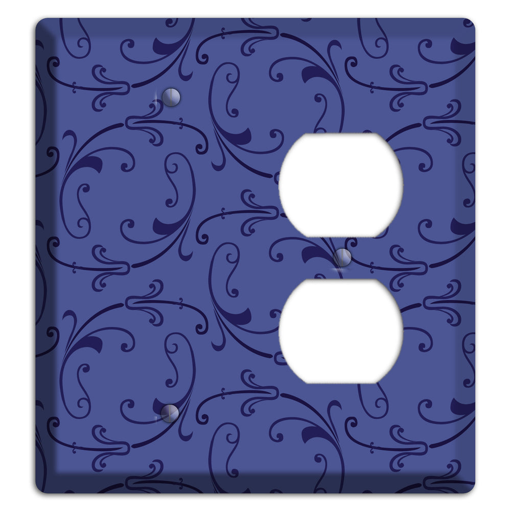 Green and Brown Argyle Blank / Duplex Wallplate