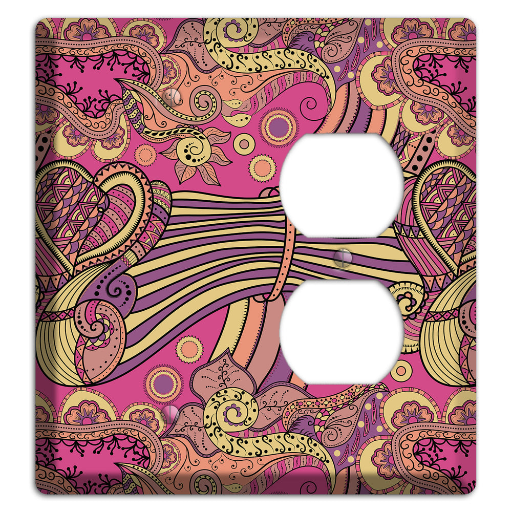 Retro Flourish 1 Blank / Duplex Wallplate