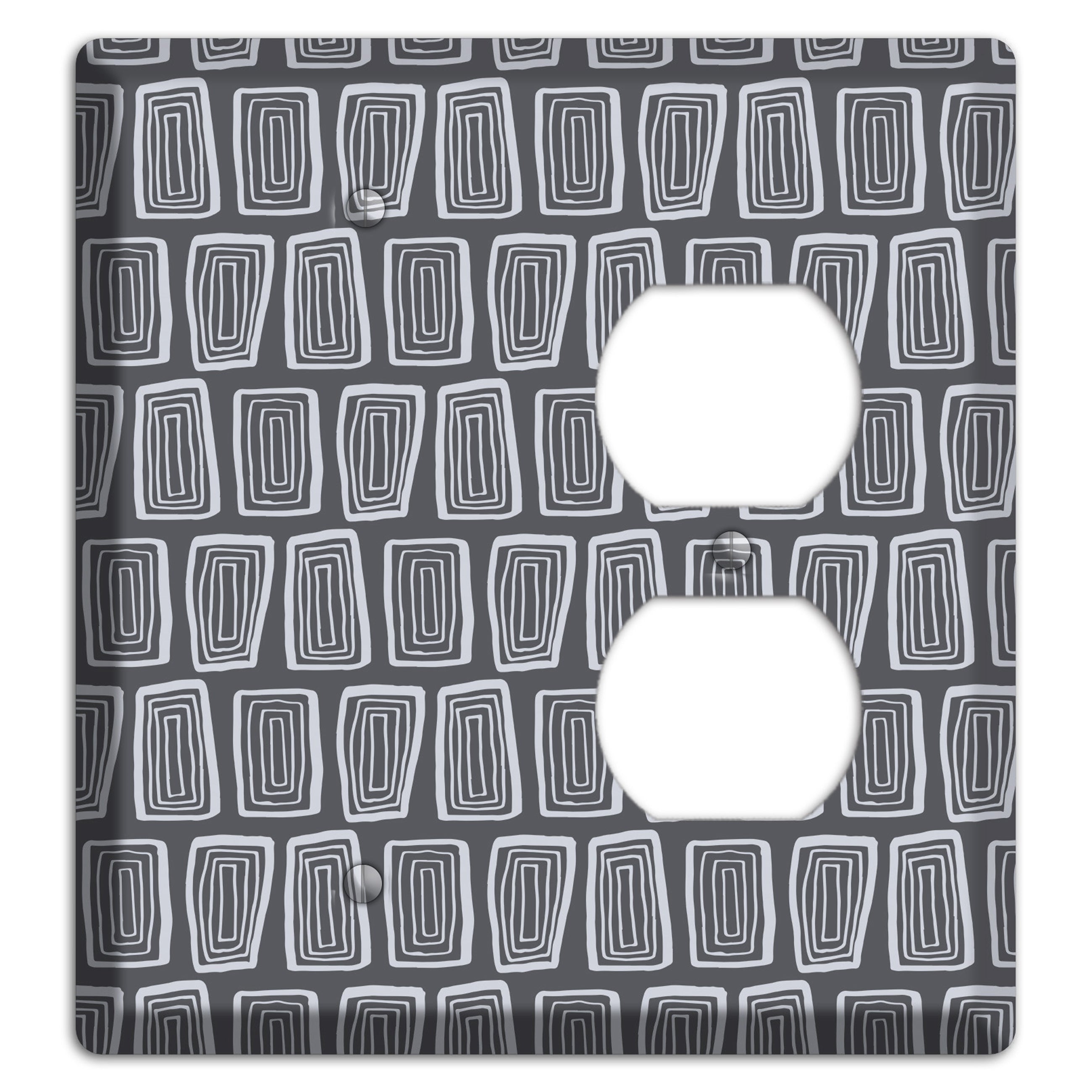 Abstract 1 Blank / Duplex Wallplate