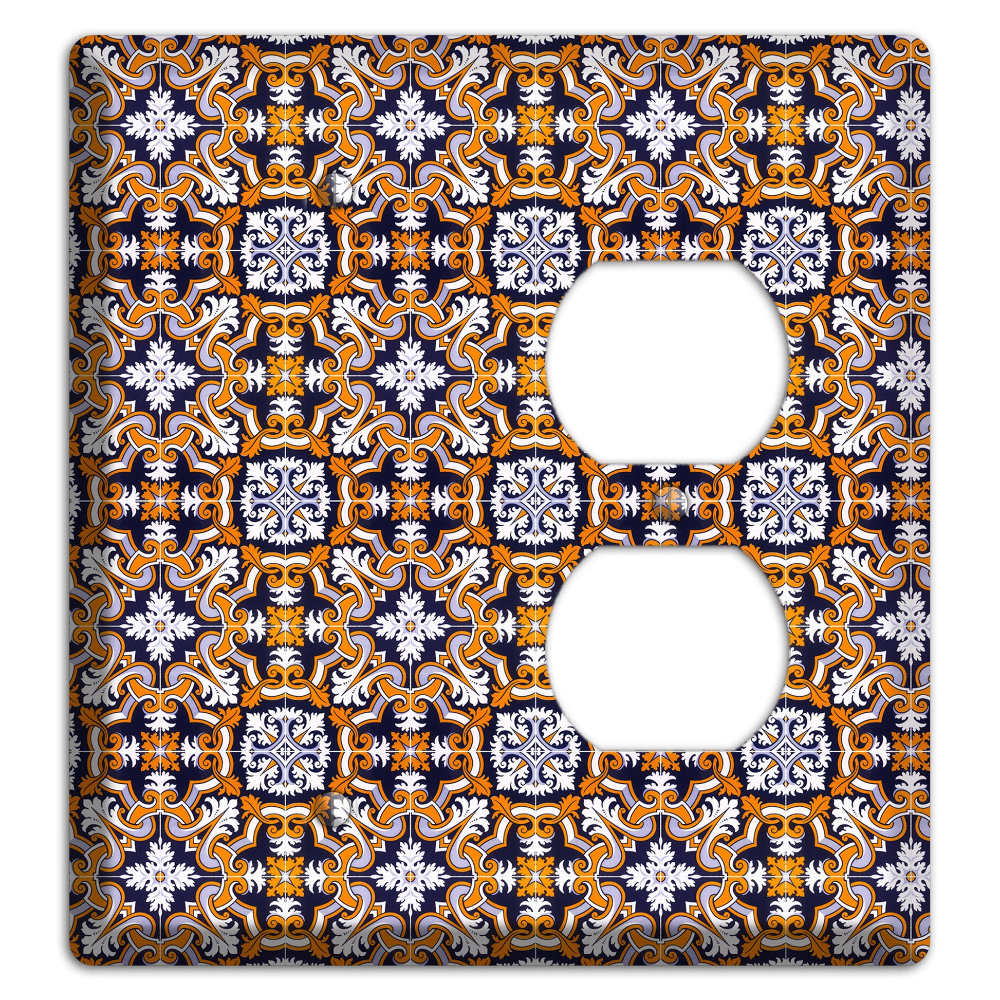 Tavira Tiles 6 Blank / Duplex Wallplate