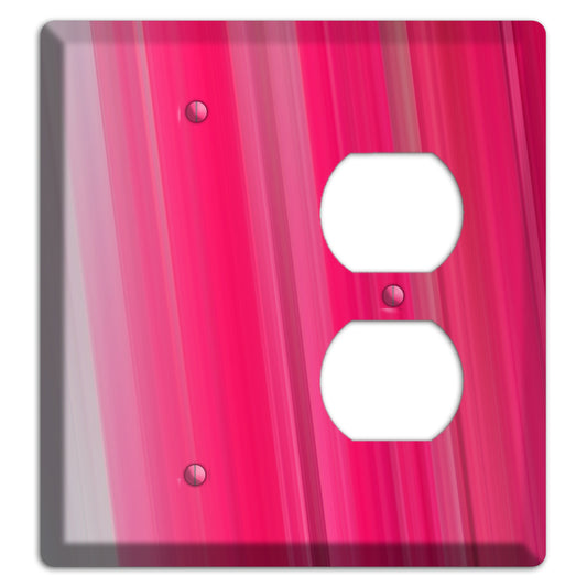 Pink Ray of Light Blank / Duplex Wallplate