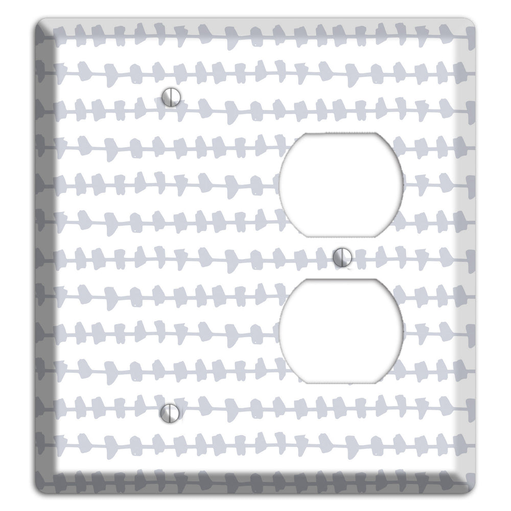Abstract 17 Blank / Duplex Wallplate