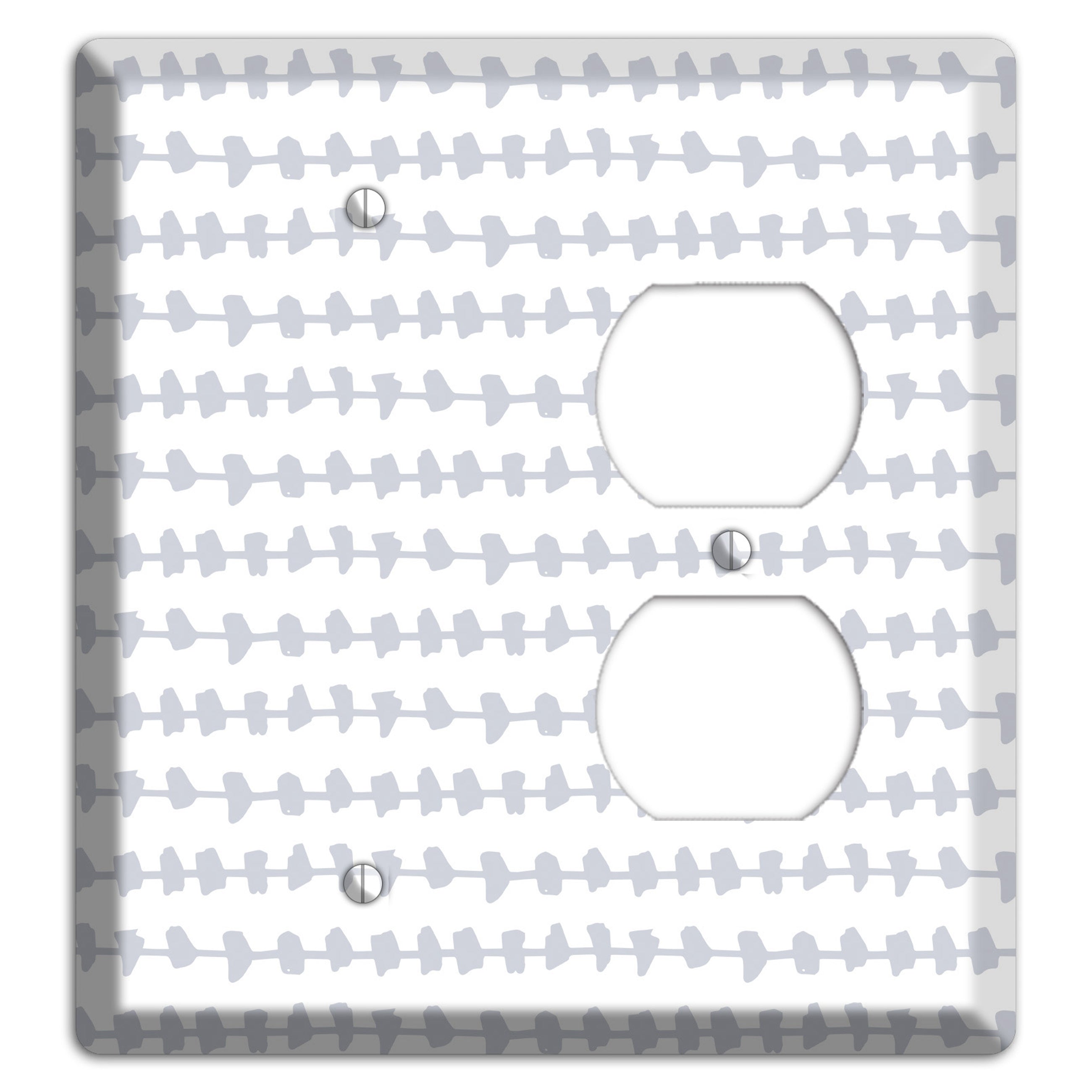 Abstract 17 Blank / Duplex Wallplate