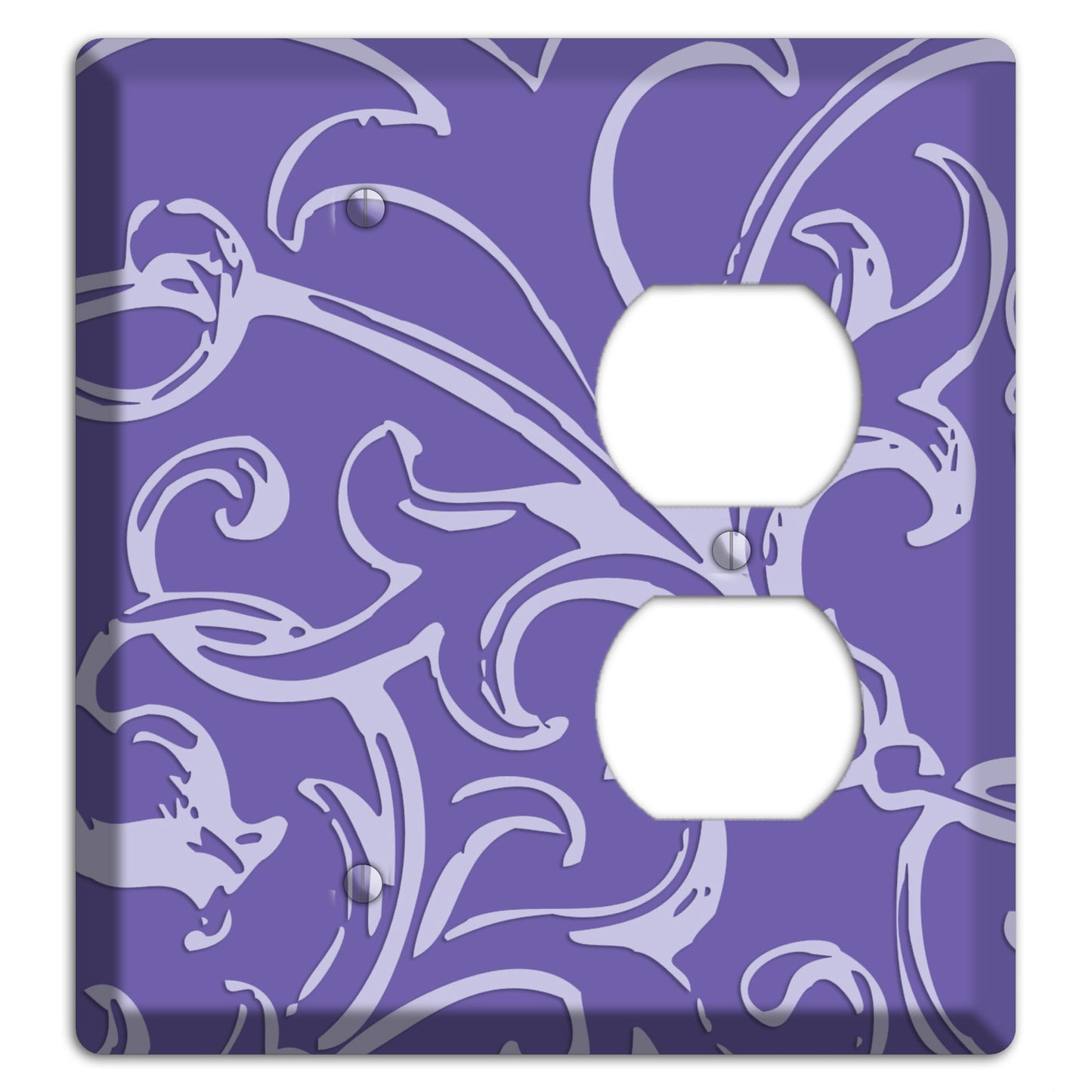 Victorian Light Purple Blank / Duplex Wallplate