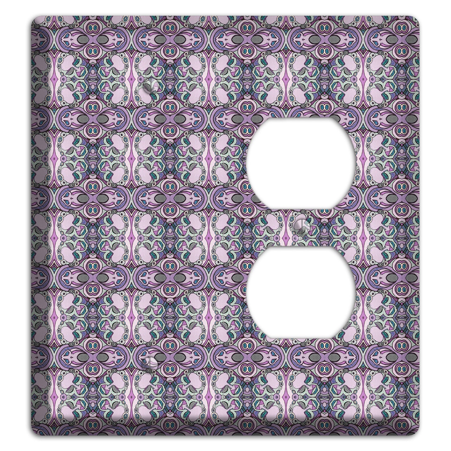 Pink Purple Sage Tapestry 2 Blank / Duplex Wallplate