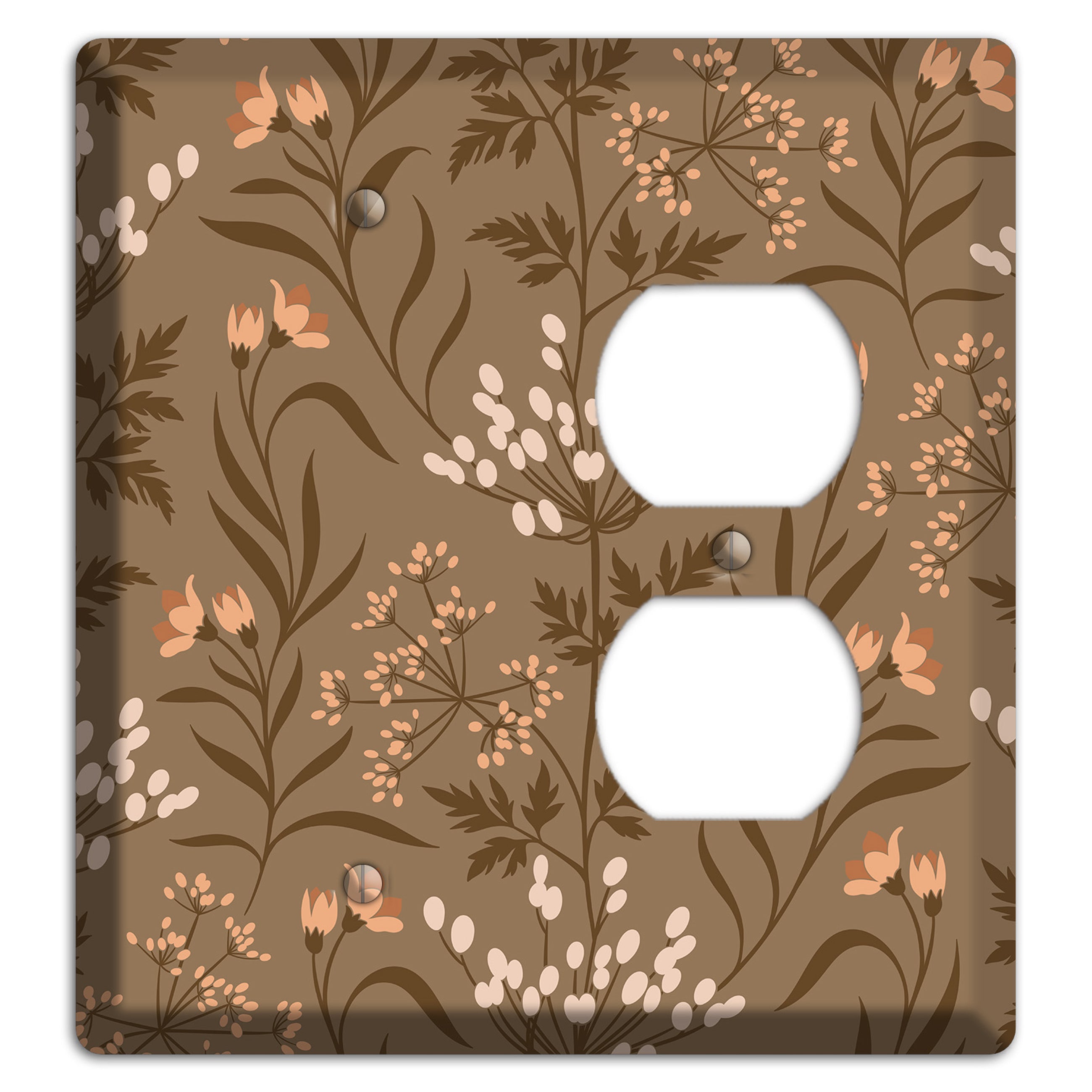 Fall Floral 2 Blank / Duplex Wallplate