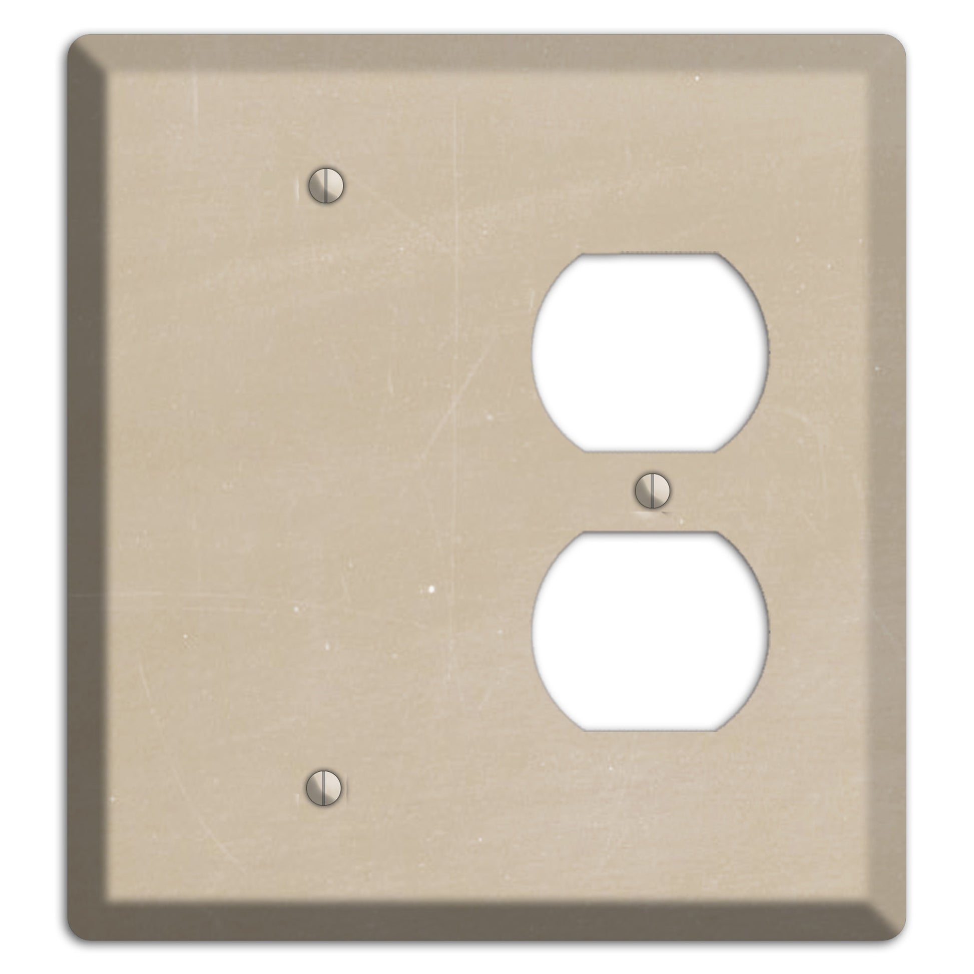 Chalk Tan Blank / Duplex Wallplate