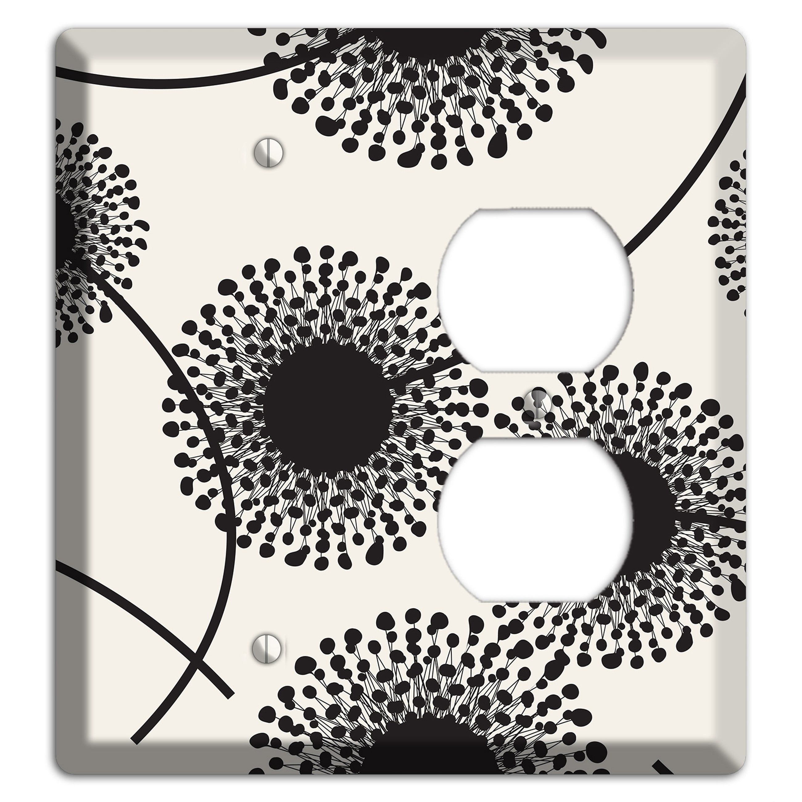 Simple Dandelion Blank / Duplex Wallplate