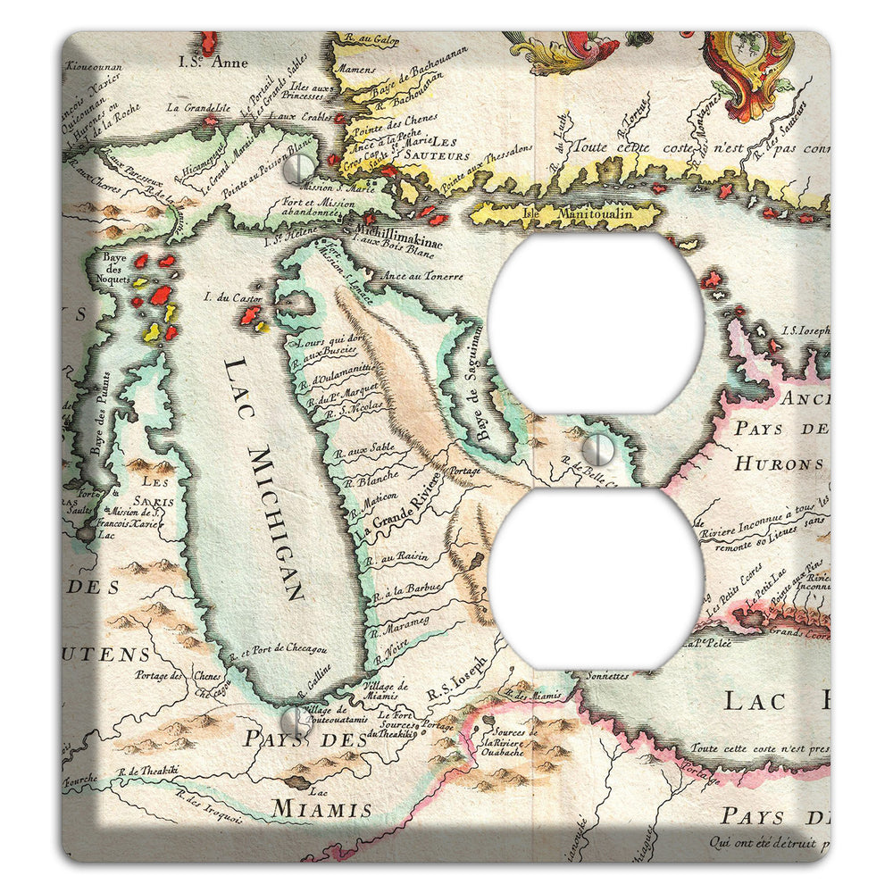 Lake Michigan Blank / Duplex Wallplate