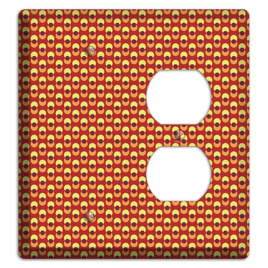 Red Overlain Dots Blank / Duplex Wallplate
