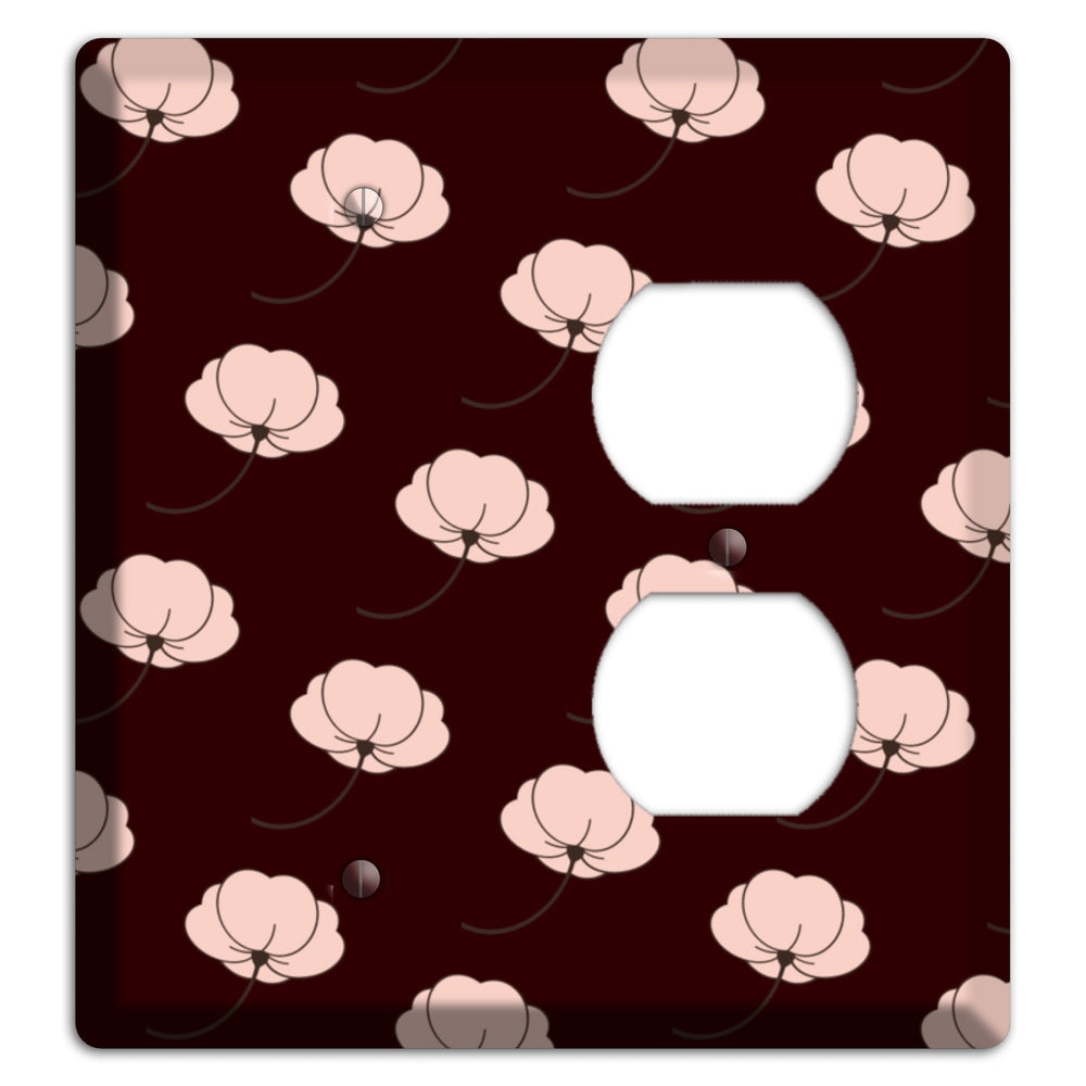 Asian Blossoms Blank / Duplex Wallplate