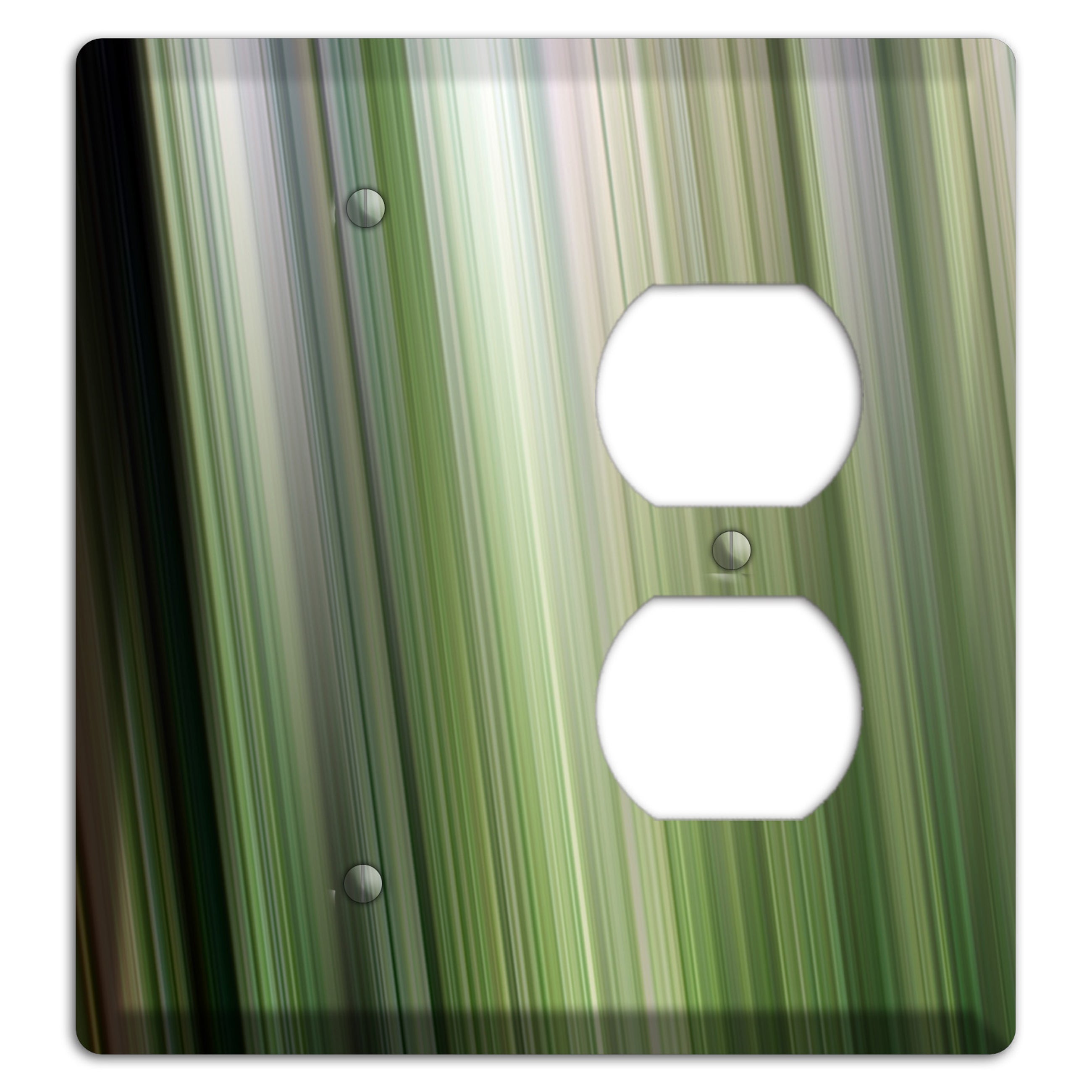 Green Ray of Light 2 Blank / Duplex Wallplate
