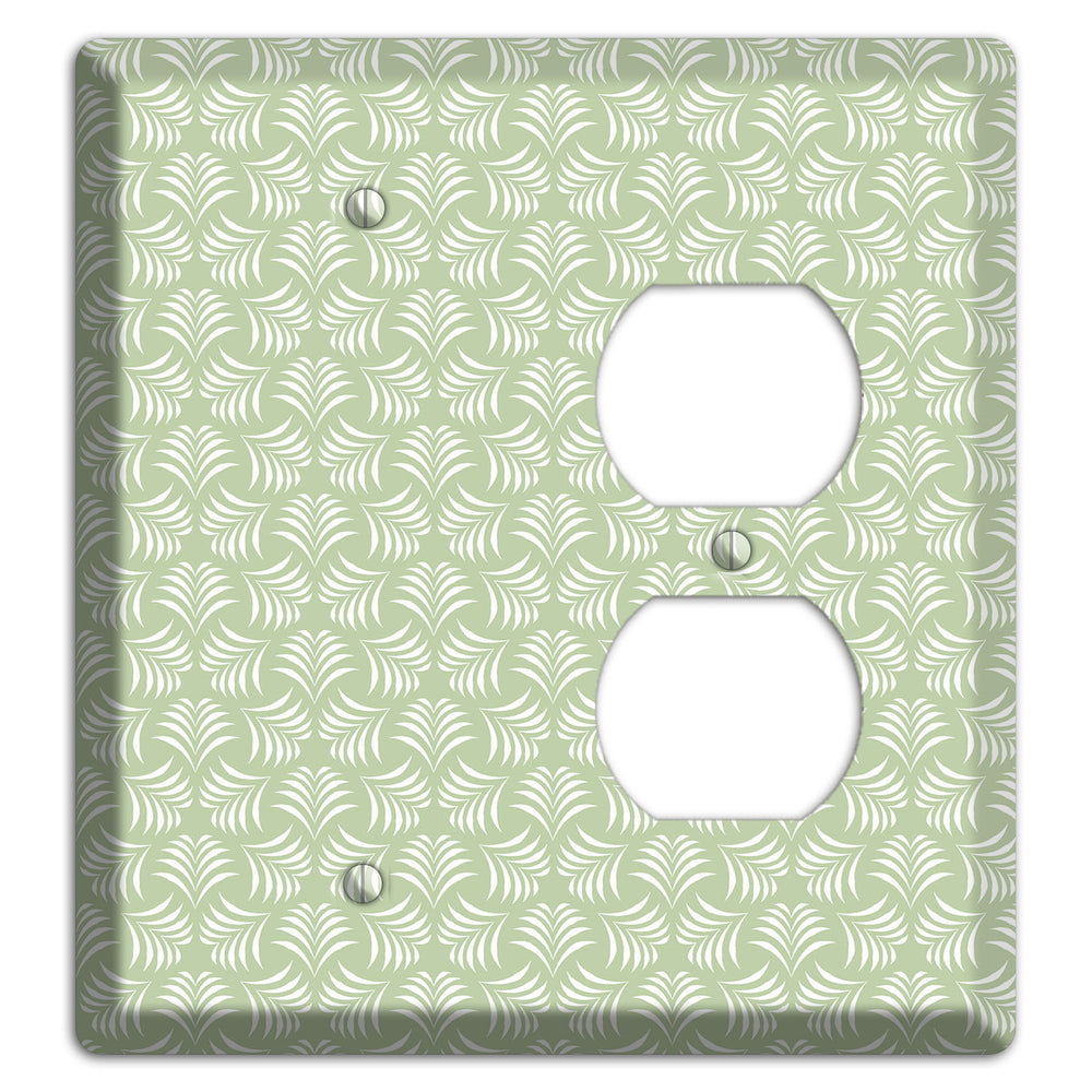 Leaves Style V Blank / Duplex Wallplate