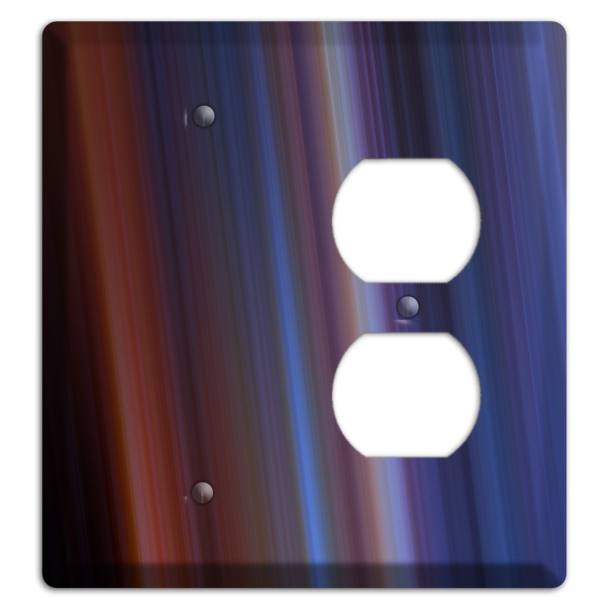 Green Foulard 4 Blank / Duplex Wallplate