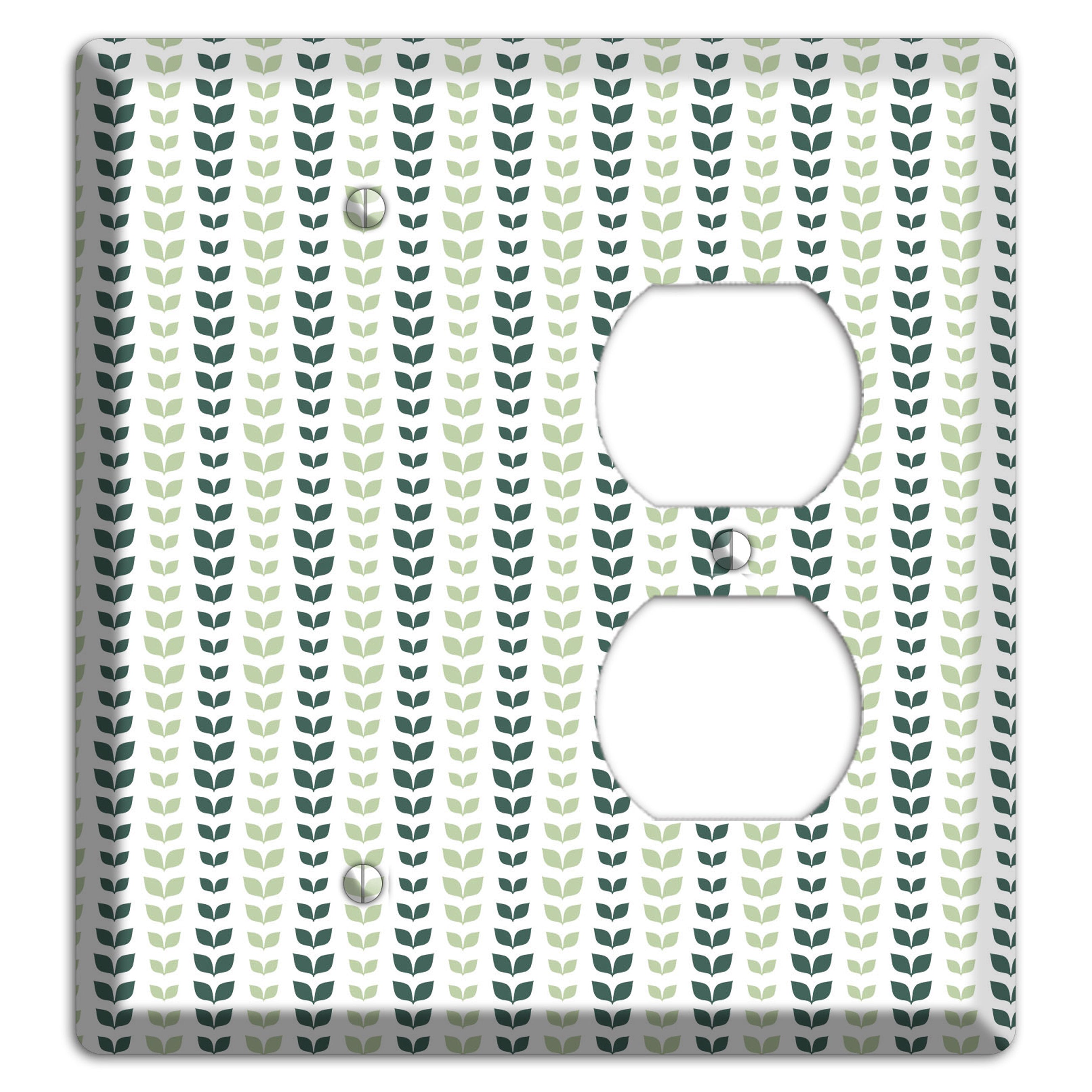 Leaves Style X Blank / Duplex Wallplate