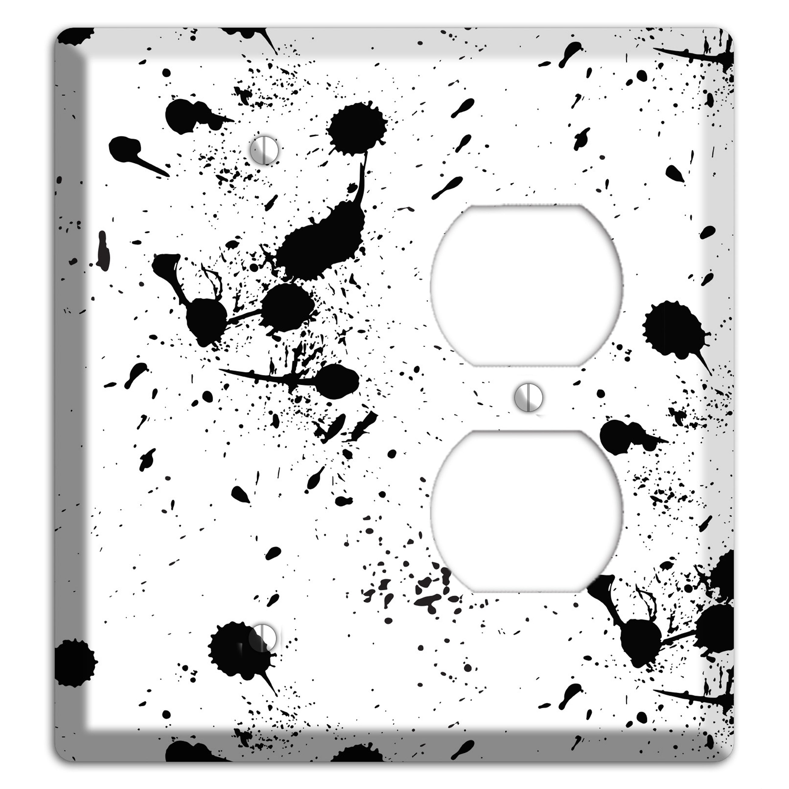 Ink Splash 3 Blank / Duplex Wallplate