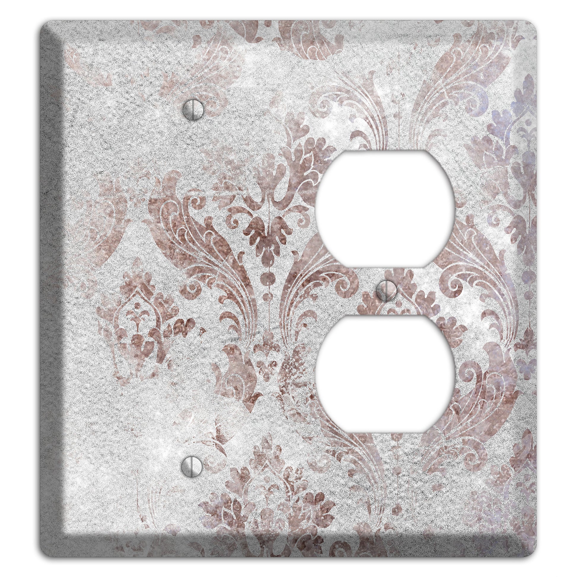 Nobel Whimsical Damask Blank / Duplex Wallplate