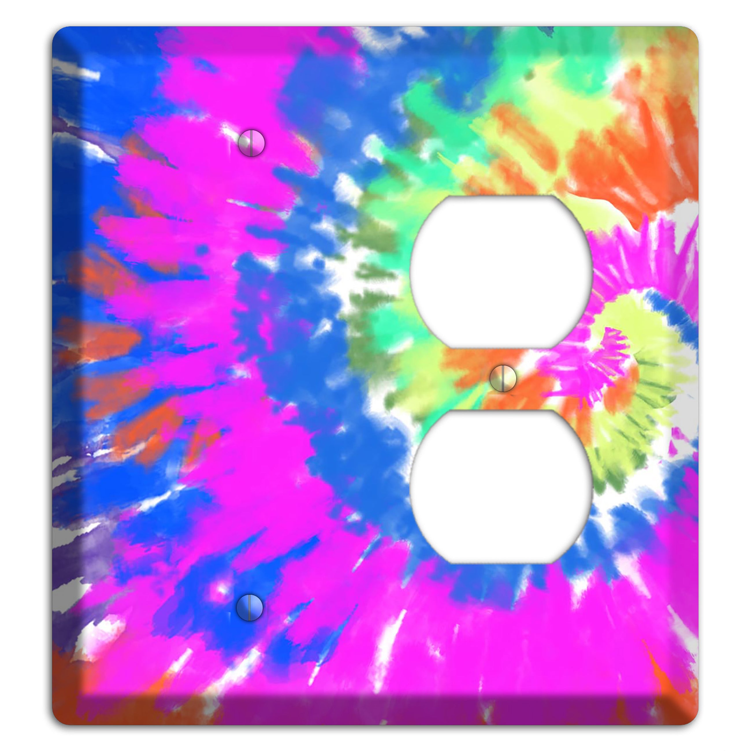 Tie Die Blank / Duplex Wallplate