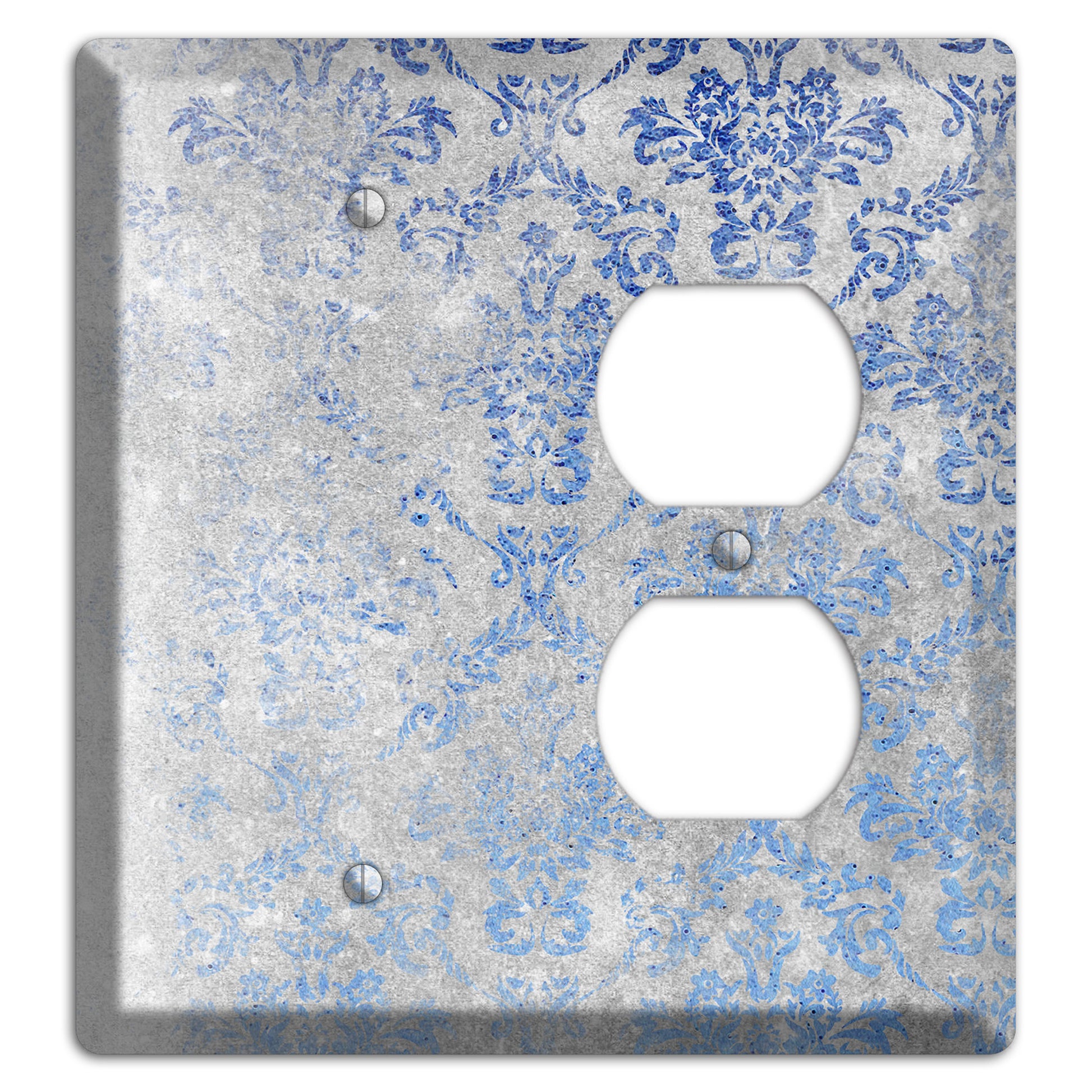 Loblolly Whimsical Damask Blank / Duplex Wallplate